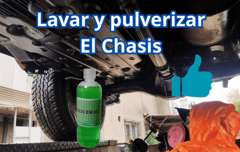 lavado y pulverizado de chasis